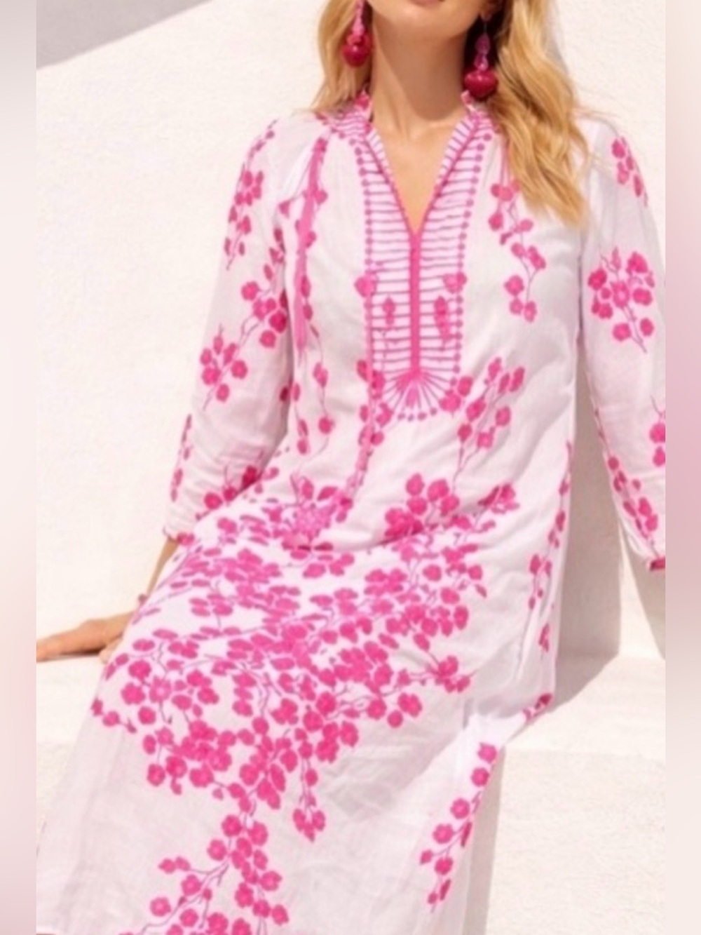 Ro's Garden Embroidered Clorinda Kaftan